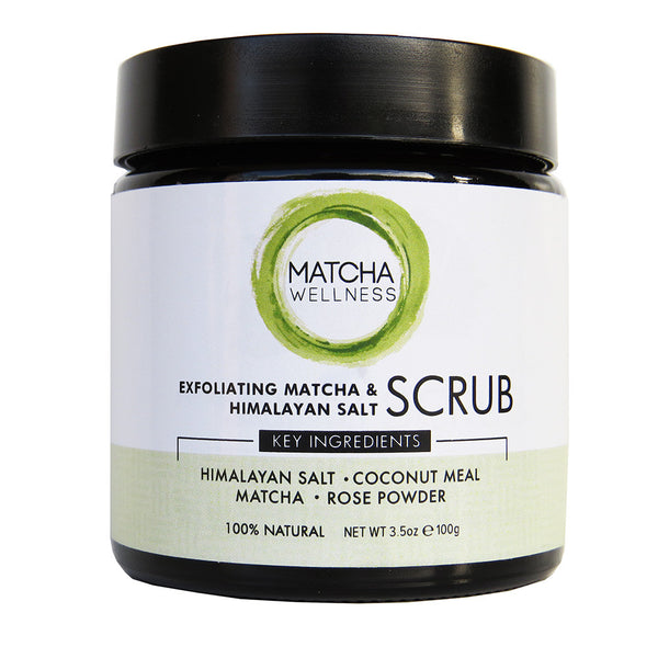 Exfoliating Matcha & Himalayan Salt SCRUB - 100g - Eco Heed Matcha Australia