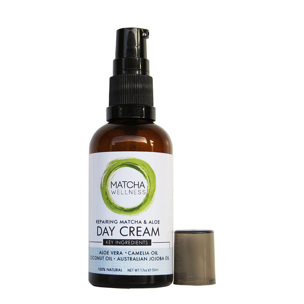 Repairing Matcha & Aloe DAY CREAM - 50ml - Eco Heed Matcha Australia